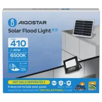 FLOODLIGHT led solare 40w 410lm 6500k lp67