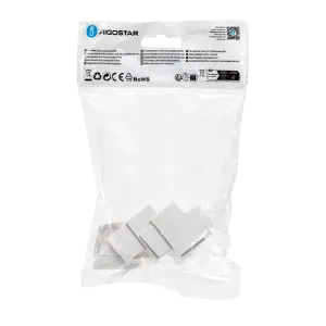CONNETTORE ANGOLO INTERNO P/CANALINA QUADRATA PVC BIANCO 40X25MM 4PZ