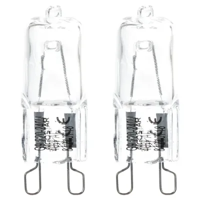 Lampada alogena G9 230V 40W 2700K 2 pz