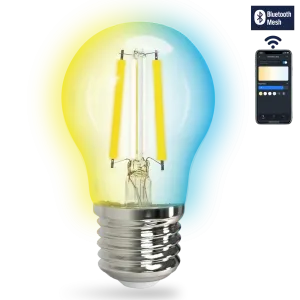 LAMPADINA FILAM. SMART BLUETOOTH MESH G45 4.5W CCT