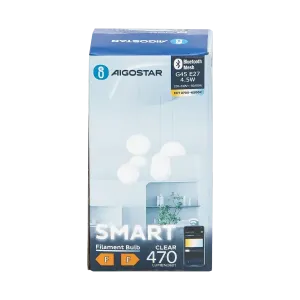 LAMPADINA FILAM. SMART BLUETOOTH MESH G45 4.5W CCT