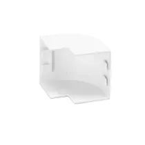 CONNETTORE ANGOLO ESTERNO P/CANALINA QUADRA PVC BIANCO 40X25MM 4PZ