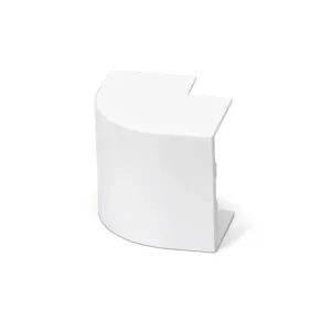 CONNETTORE ANGOLO ESTERNO P/CANALINA QUADRA PVC BIANCO 40X25MM 4PZ