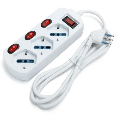 MULTIPRESA C/CAVO 3 VIE 1.5M 10A