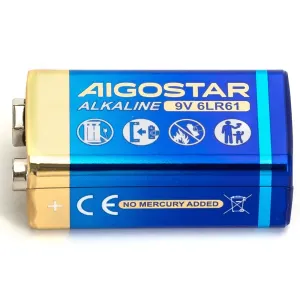 Batteria alcalina 6LR61 9V 1 pz