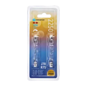 R7S alogena J78 120W 2900K 2pz