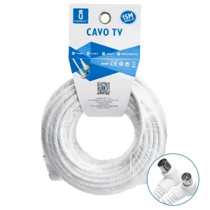 Cavo TV 15m bianco