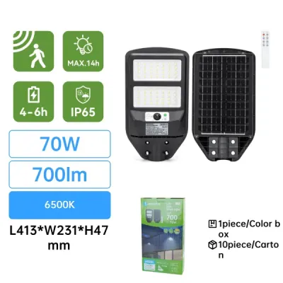 Lampione solare 70W 6500K serie 02