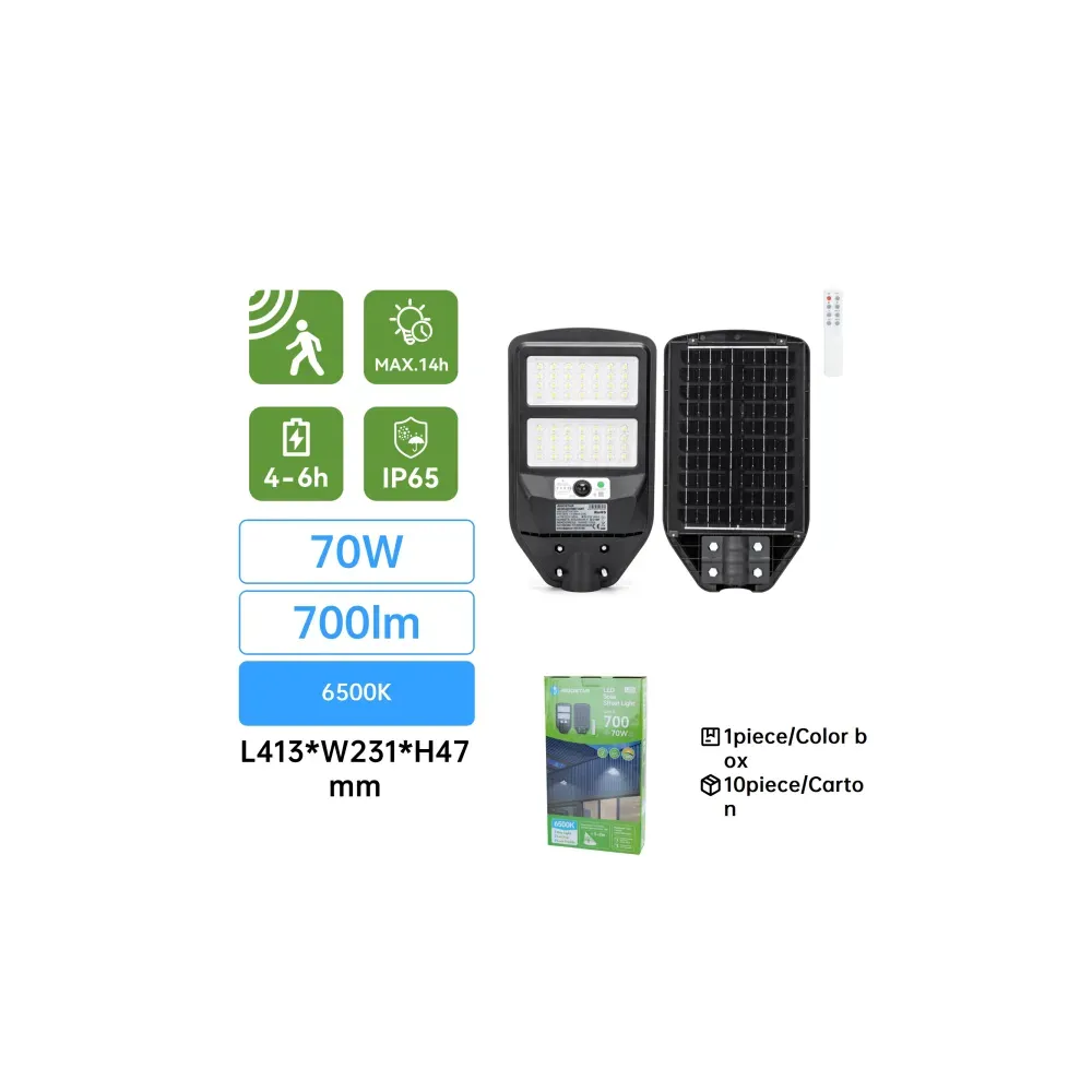 Lampione solare 70W 6500K serie 02 Lampione solare 70W 6500K serie 02