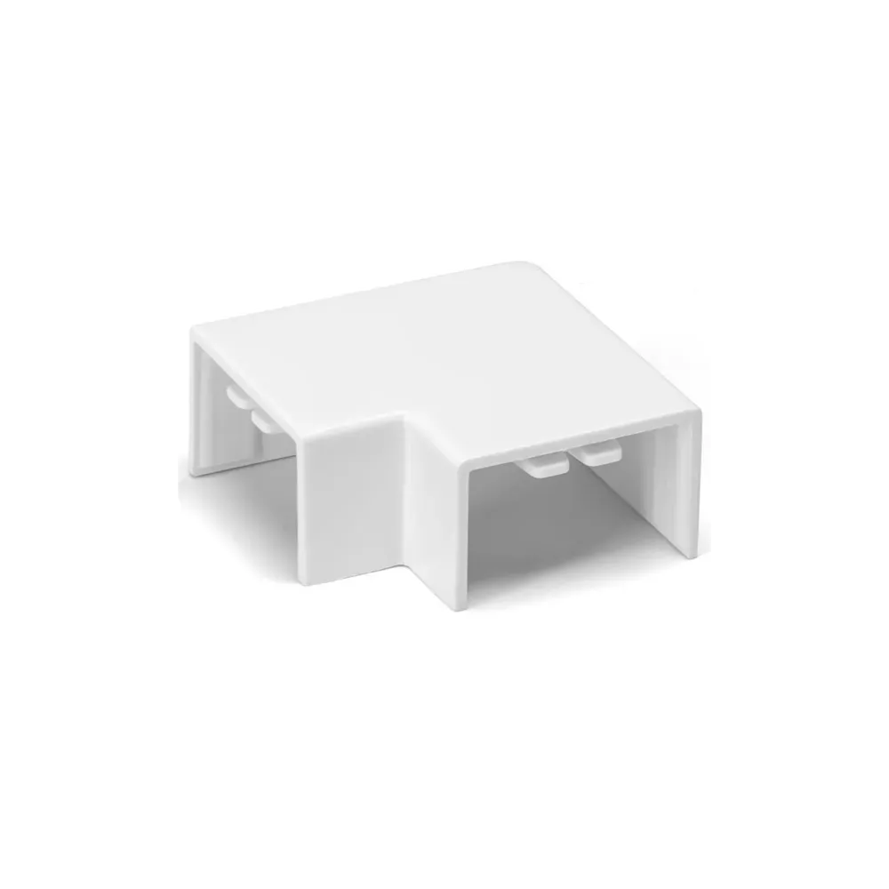CONNETTORE ANGOLO CANALINA QADRATA PVC BIANCO 25X16MM 4PZ CONNETTORE ANGOLO CANALINA QADRATA PVC BIANCO 25X16MM 4PZ