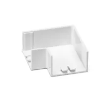 CONNETTORE ANGOLO CANALINA QADRATA PVC BIANCO 25X16MM 4PZ