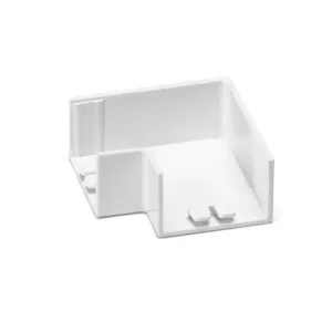 CONNETTORE ANGOLO CANALINA QADRATA PVC BIANCO 25X16MM 4PZ