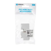 CONNETTORE ANGOLO CANALINA QADRATA PVC BIANCO 25X16MM 4PZ