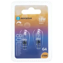 Lampada alogena G4 12V 10W 2700K 2 pz