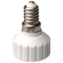 Adattatore da E14 a GU10 bianco