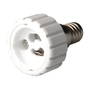 Adattatore da E14 a GU10 bianco