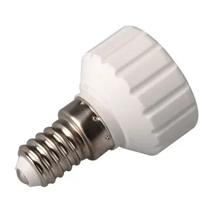 Adattatore da E14 a GU10 bianco