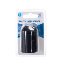 Portalampada E27 in plastica con terminale a Portalampada E27 in plastica con terminale a