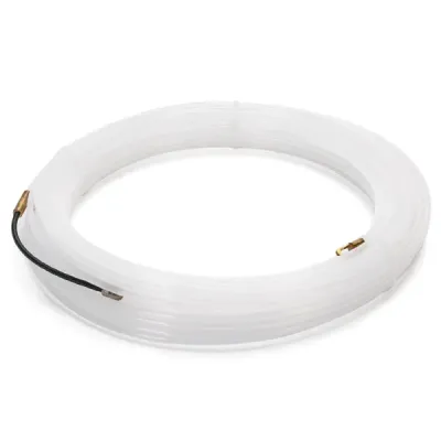 Tiracavi in nylon 4mmx15m bianco