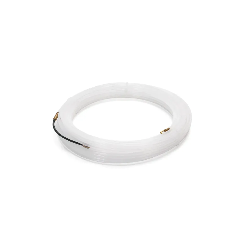 Tiracavi in nylon 4mmx15m bianco
