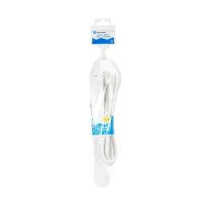 Multipresa 3 vie interruttore 10A 1,5m 1.0mmq bianca