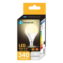 LED G45 E14 4W 3000K