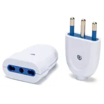Set presa e spina 16A bianco