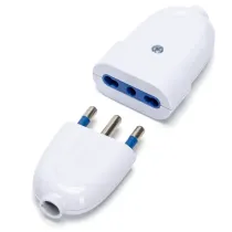 Set presa e spina 16A bianco