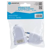 Set presa e spina 16A bianco