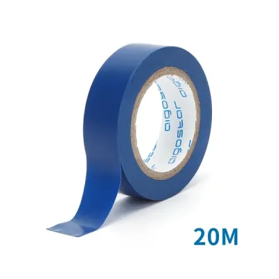 Nastro isolante in PVC 0,13x17x20m blu