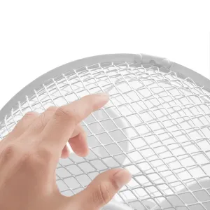 VENTILATORE DA APPOGGIO 9 pollici, 3 pale, 2 velocità, bianco,