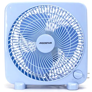 VENTILATORE DA APPOGGIO 9 pollici, 3 pale, 3 velocità, blu