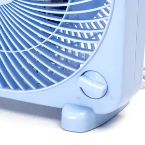 VENTILATORE DA APPOGGIO 9 pollici, 3 pale, 3 velocità, blu