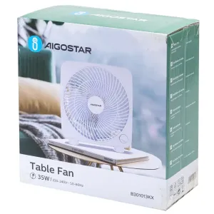 VENTILATORE DA APPOGGIO 9 pollici, 3 pale, 3 velocità, blu