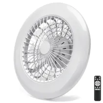 Ventilatore con luce LED DC18W+40W CCT con telecomando