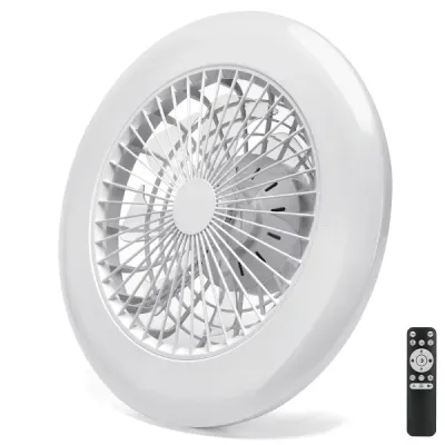 Ventilatore con luce LED DC18W+40W CCT con telecomando