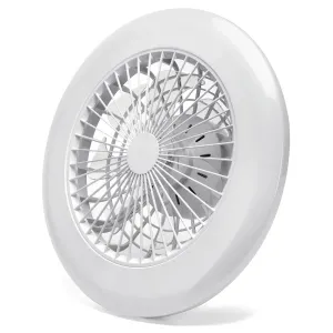 Ventilatore con luce LED DC18W+40W CCT con telecomando