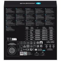 Ventilatore con luce LED DC18W+40W CCT con telecomando Ventilatore con luce LED DC18W+40W CCT con telecomando