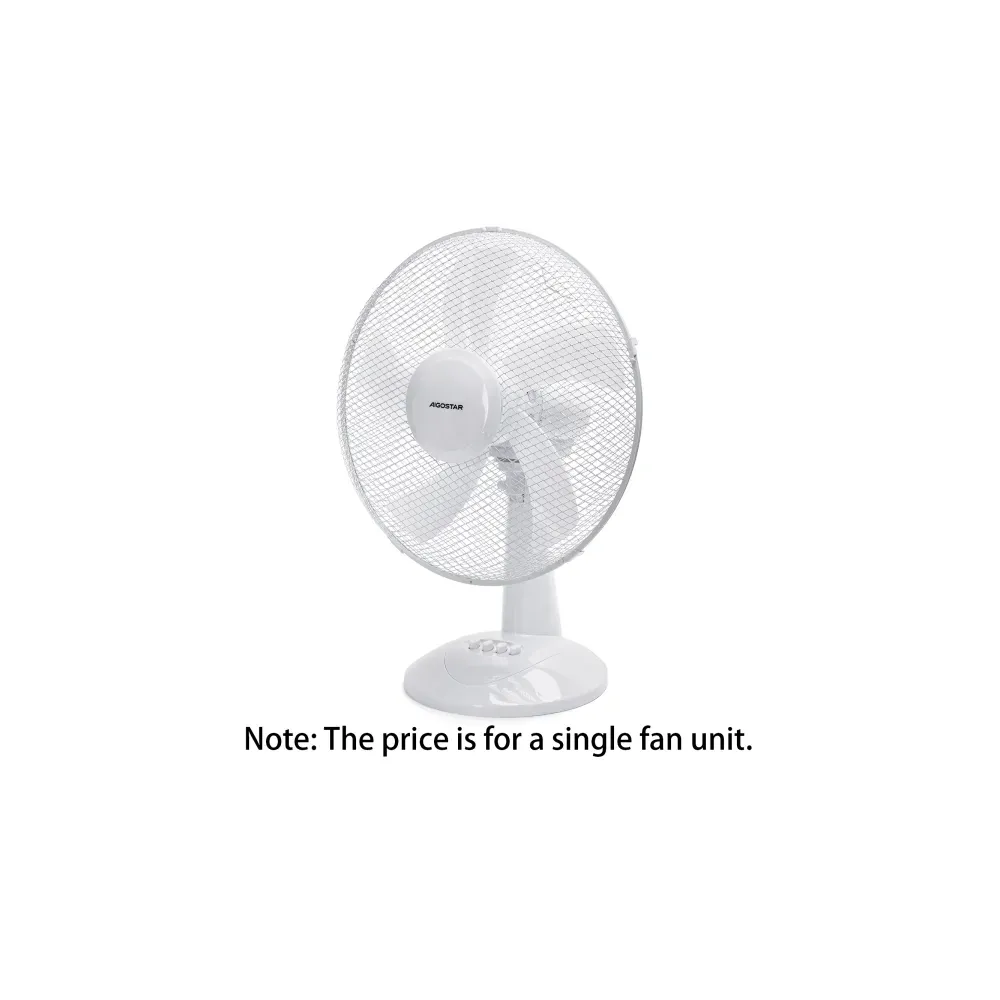 VENTILATORE DA APPOGGIO  16 pollici, 5 pale, 3 velocità, bianco VENTILATORE DA APPOGGIO  16 pollici, 5 pale, 3 velocità, bianco