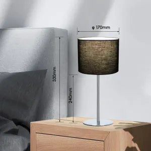 LAMPADA DA SCRIVANIA IN METALLO E14,MAX40W