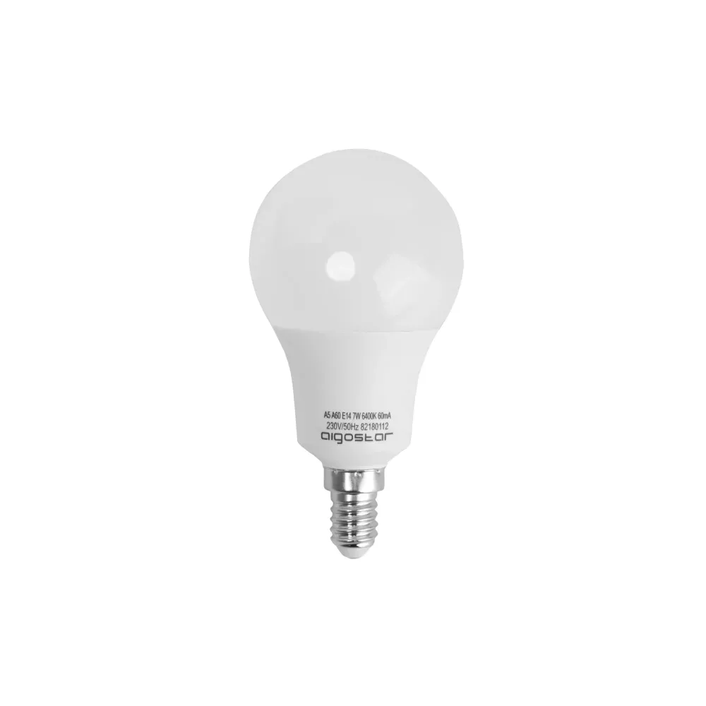 LED A5 A60 6W,E14,6400K