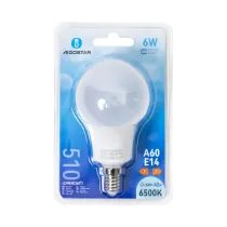 LED A5 A60 6W,E14,6400K