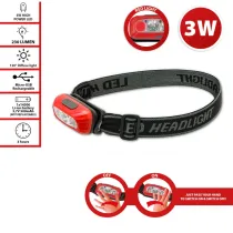 LAMPADA FRONTALE A LED 'VULCAN' 3 watt - 230 lm