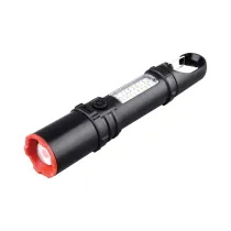 TORCIA LED RICARICABILE 'MAGNUM' 3 W - lm 250 - con laterna laterale