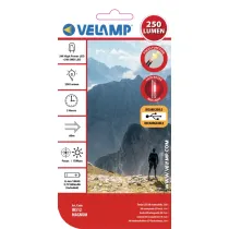 TORCIA LED RICARICABILE 'MAGNUM' 3 W - lm 250 - con laterna laterale