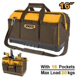 BORSA PORTA ATTREZZI CON 16 TASCHE 20 KG