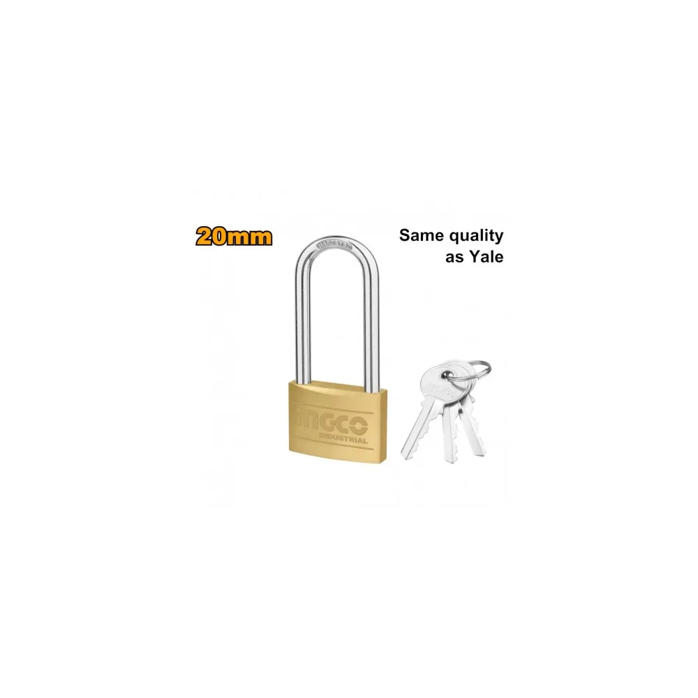 LUCCHETTO AD ARCO LUNGO OTT. 20MM
