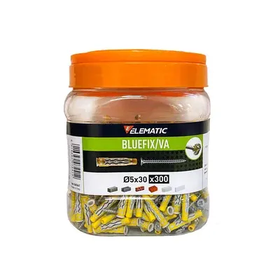 ELEMATIC TASSELLO BLUEFIX VA 5X30 C/VITE BARAT 300PZ
