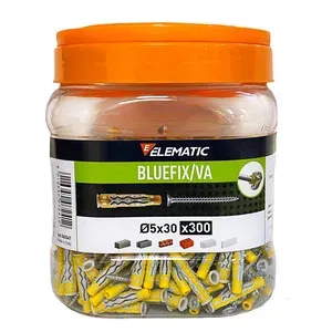 ELEMATIC TASSELLO BLUEFIX VA 5X30 C/VITE BARAT 300PZ
