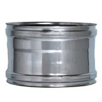 C RACCORDO INOX ATTACCO FF D  8 CM